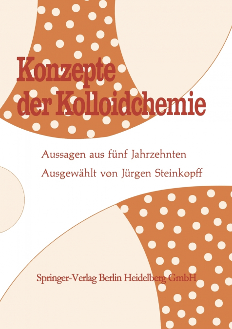 Konzepte Der Kolloidchemie