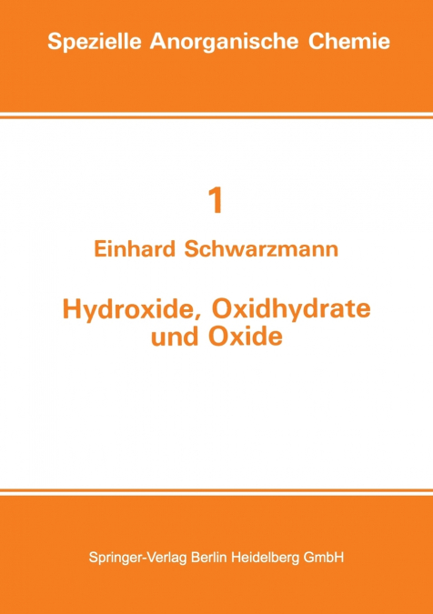 Hydroxide, Oxidhydrate und Oxide