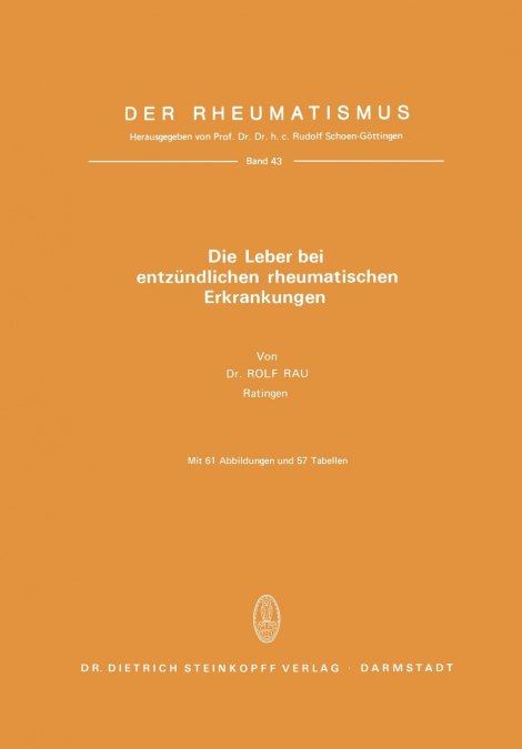 Die Leber Bei Entzündlichen Rheumatischen Erkrankungen