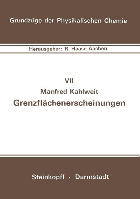 Grenzflächenerscheinungen