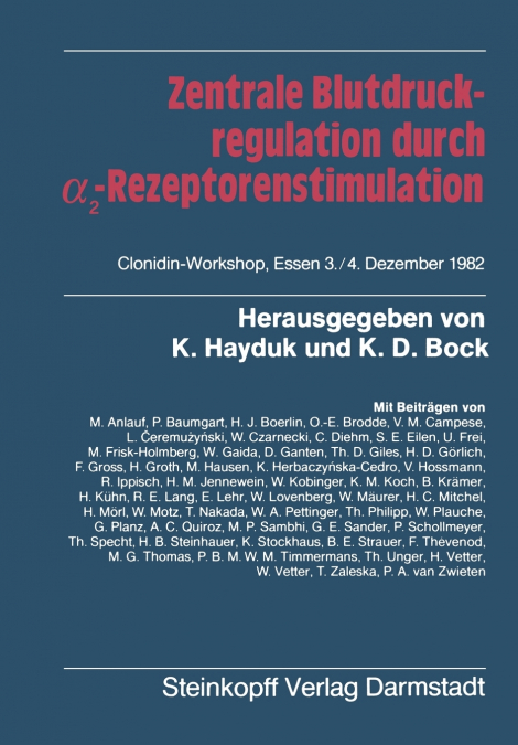 Zentrale Blutdruckregulation durch α2-Rezeptorenstimulation