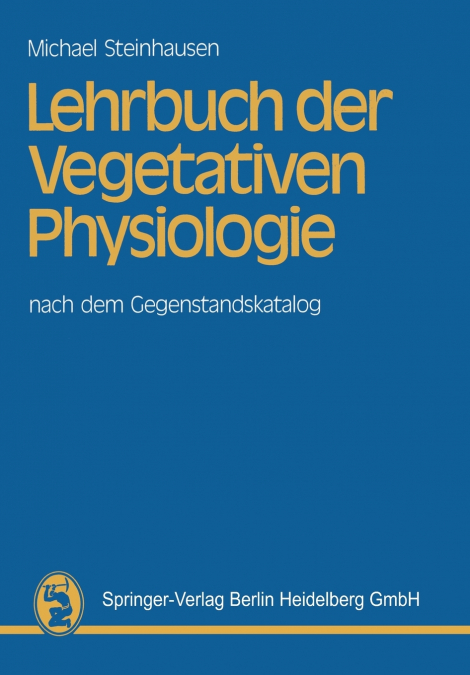Lehrbuch Der Vegetativen Physiologie