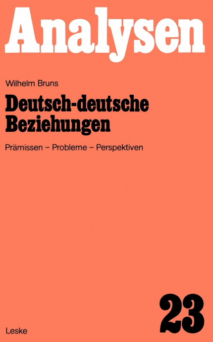Deutsch-Deutsche Beziehungen