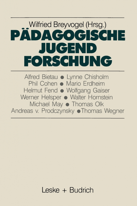 Padagogische Jugendforschung