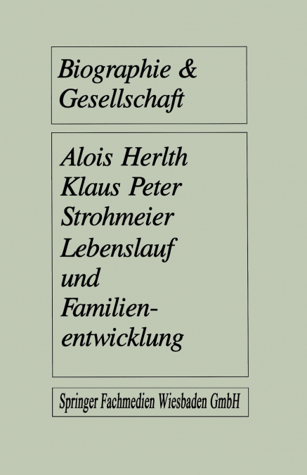 Lebenslauf Und Familienentwicklung