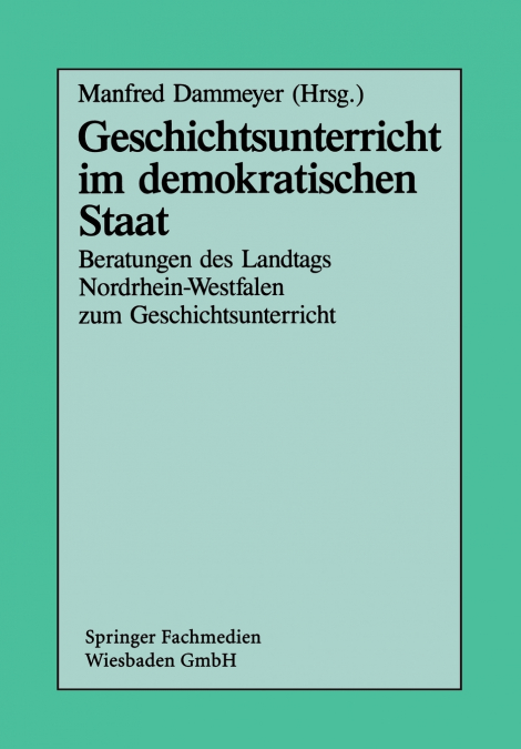 Geschichtsunterricht Im Demokratischen Staat