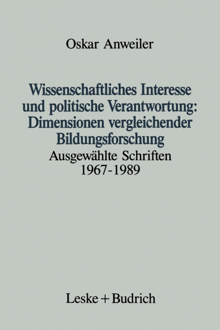 Wissenschaftliches Interesse und politische Verantwortung