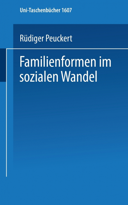 Familienformen Im Sozialen Wandel