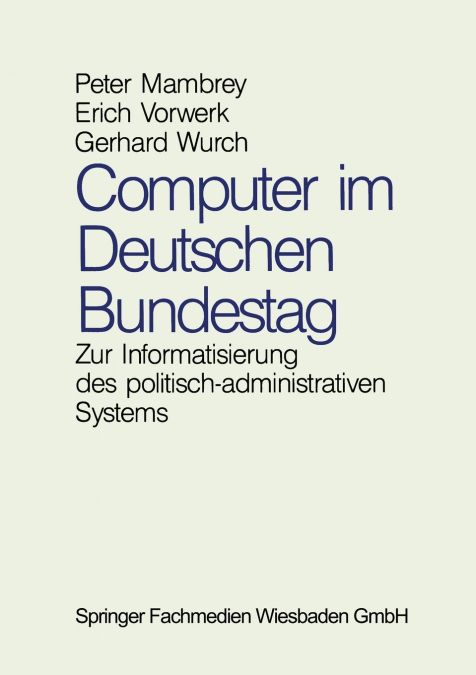 Computer im Deutschen Bundestag