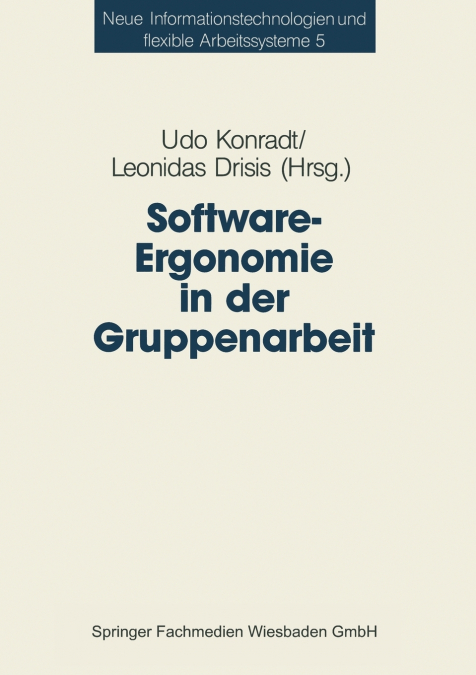 Software-Ergonomie in Der Gruppenarbeit