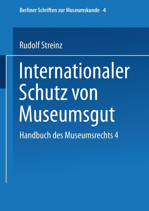 Handbuch des Museumsrechts 4