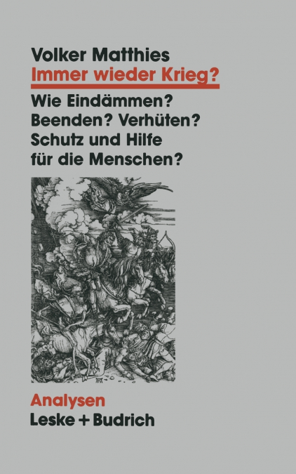 Immer wieder Krieg?
