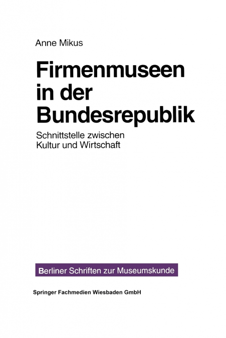 Firmenmuseen in Der Brd