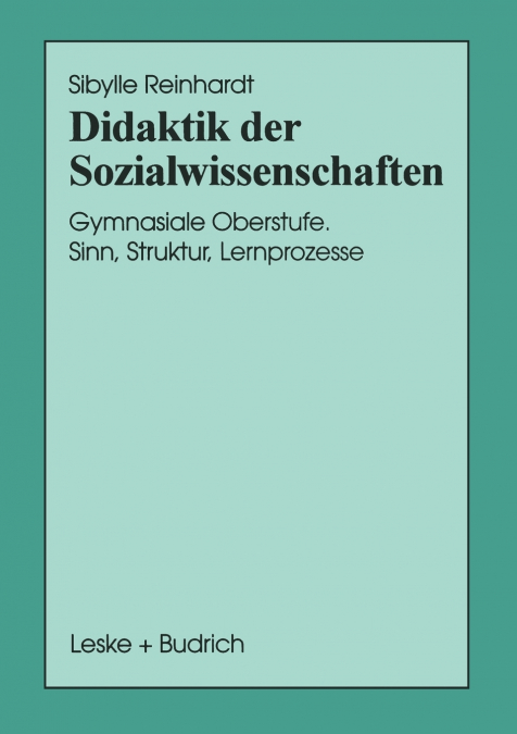 Didaktik Der Sozialwissenschaften