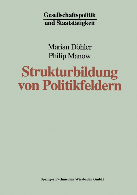 Strukturbildung von Politikfeldern