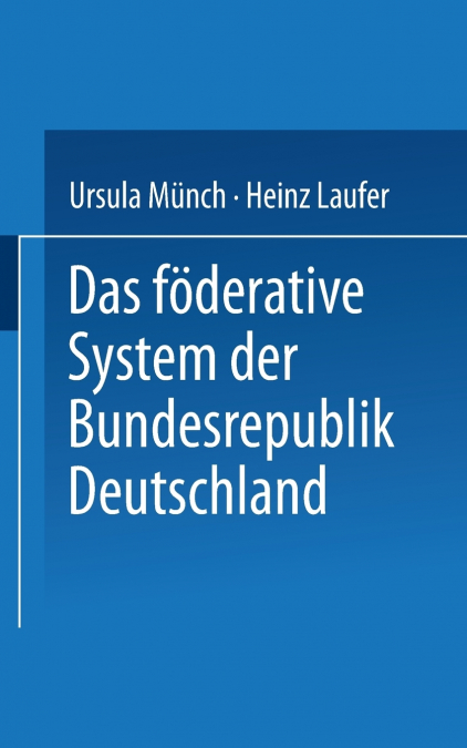 Das F Derative System Der Bundesrepublik Deutschland