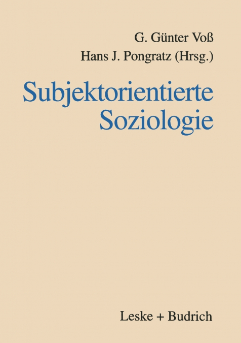 Subjektorientierte Soziologie