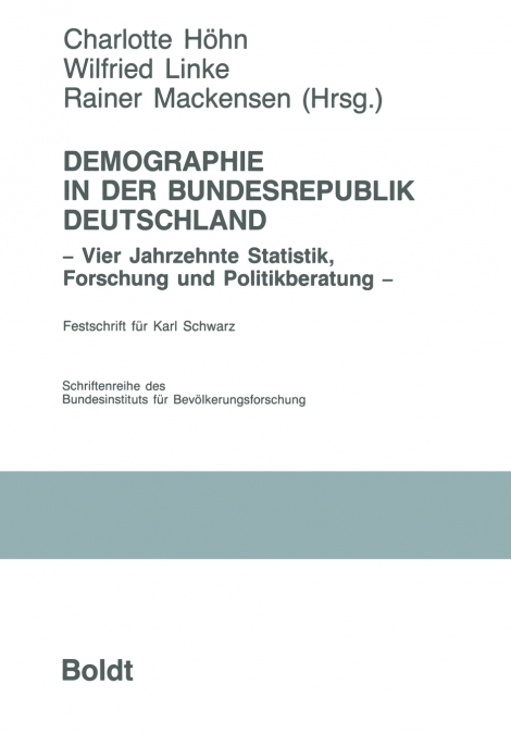 Demographie in Der Bundesrepublik Deutschland