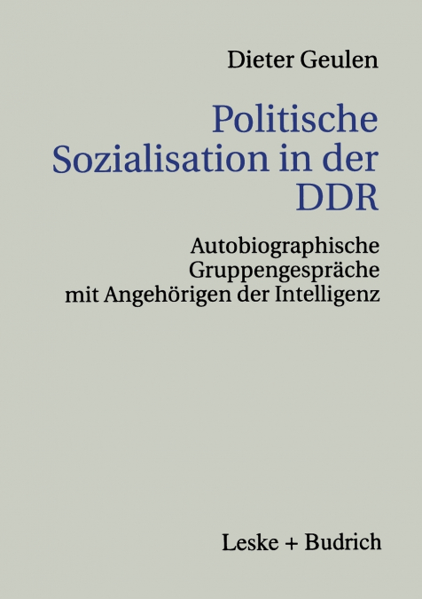 Politische Sozialisation in der DDR