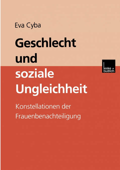 Geschlecht und soziale Ungleichheit