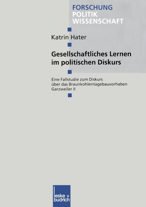Gesellschaftliches Lernen im politischen Diskurs