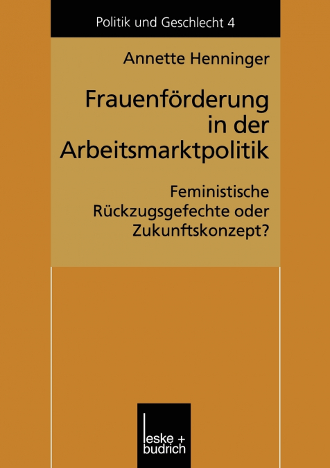 Frauenförderung in der Arbeitsmarktpolitik