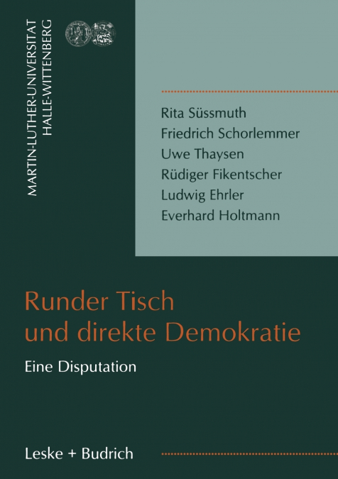 Runder Tisch Und Direkte Demokratie