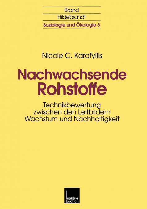 Nachwachsende Rohstoffe