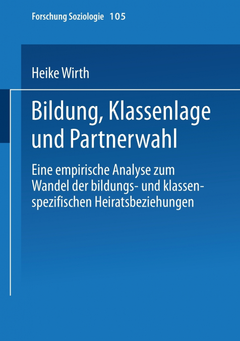 Bildung, Klassenlage und Partnerwahl