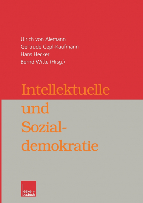Intellektuelle und Sozialdemokratie