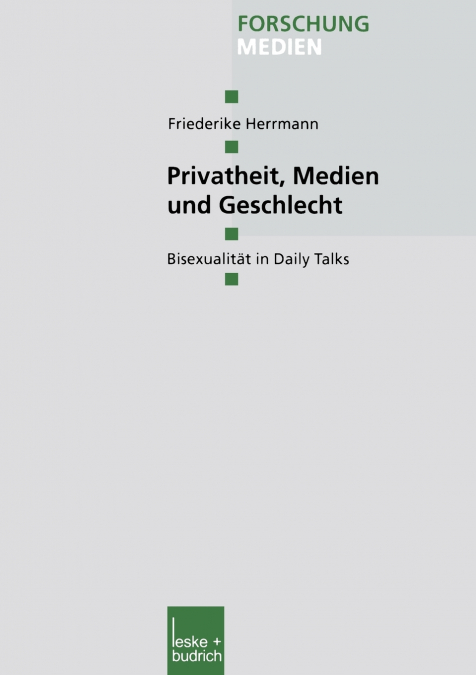 Privatheit, Medien Und Geschlecht