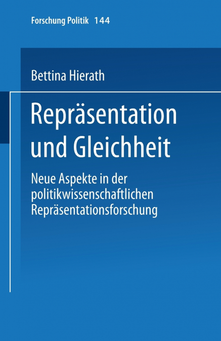 Repräsentation und Gleichheit