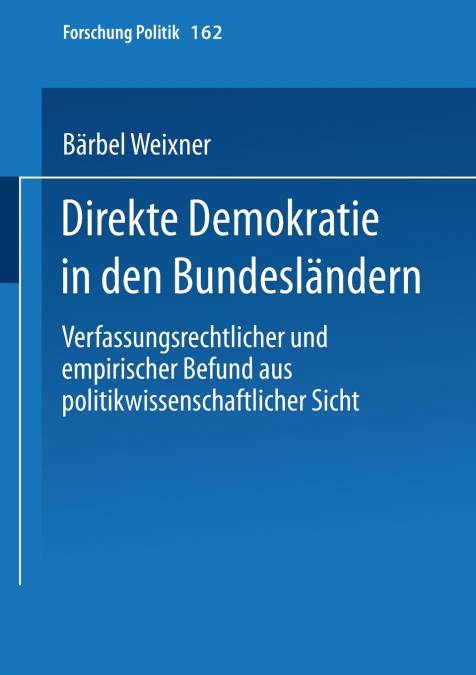 Direkte Demokratie in den Bundesländern