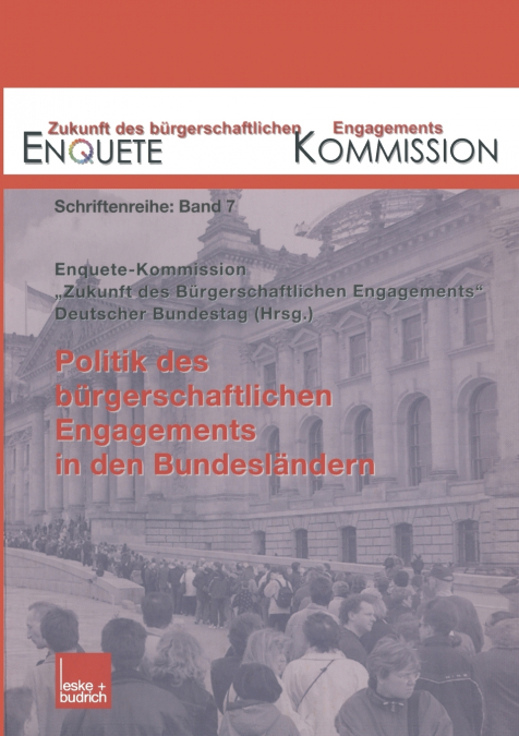 Politik Des Burgerschaftlichen Engagements in Den Bundeslandern