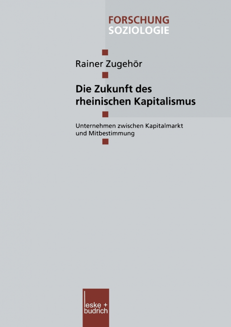 Die Zukunft des rheinischen Kapitalismus