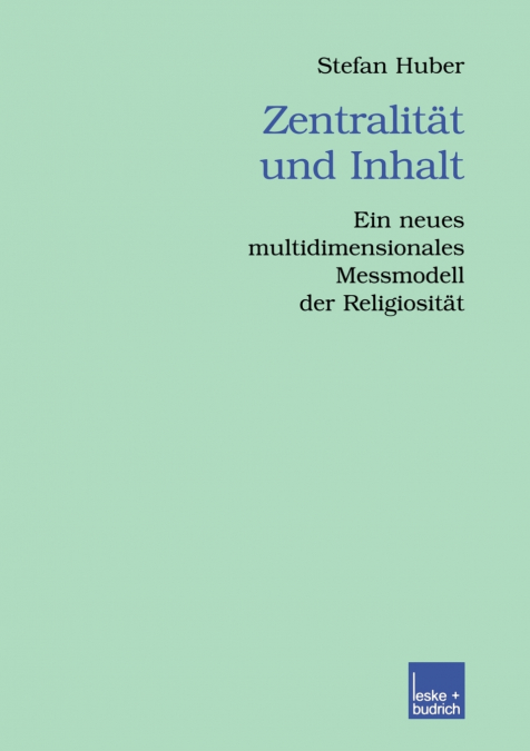Zentralitat Und Inhalt