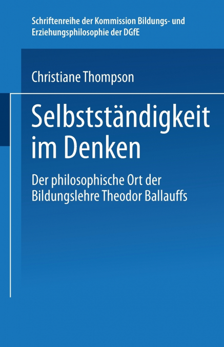Selbstandigkeit Im Denken