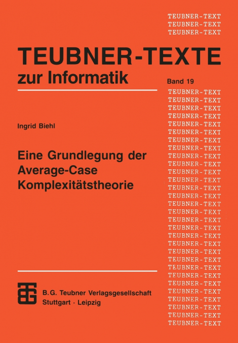 Eine Grundlegung der Average-Case Komplexitätstheorie