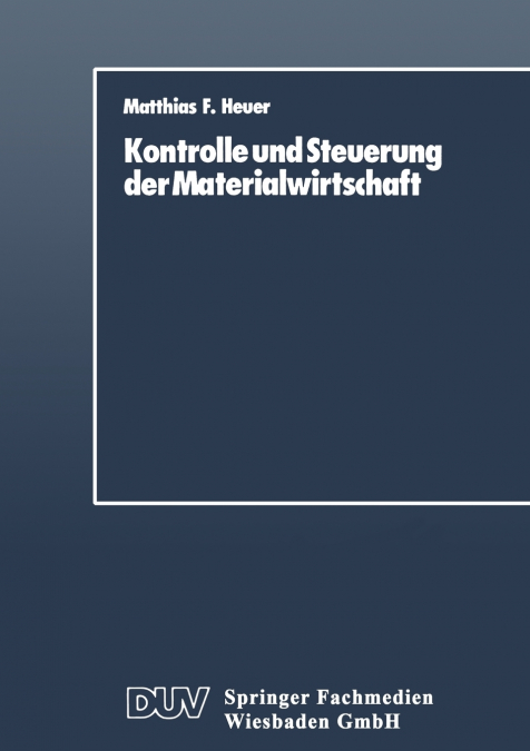 Kontrolle und Steuerung der Materialwirtschaft