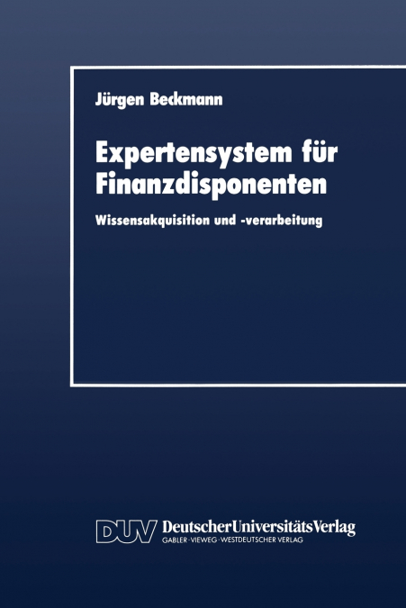 Expertensystem Fur Finanzdisponenten