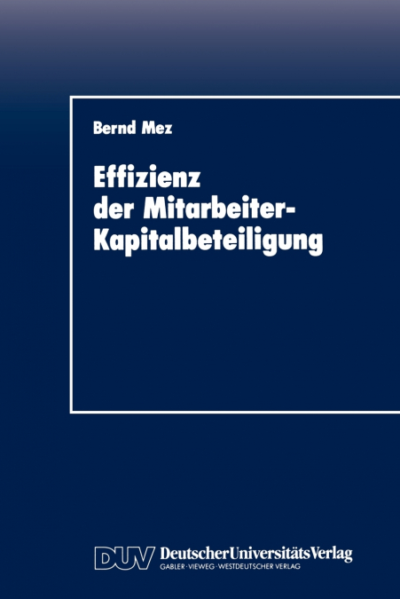 Effizienz der Mitarbeiter-Kapitalbeteiligung