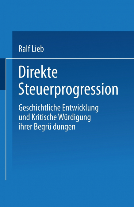 Direkte Steuerprogression