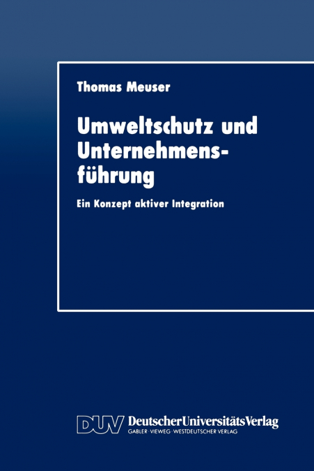 Umweltschutz Und Unternehmensfuhrung