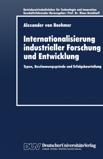 Internationalisierung industrieller Forschung und Entwicklung
