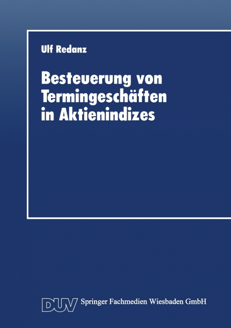 Besteuerung von Termingeschäften in Aktienindizes