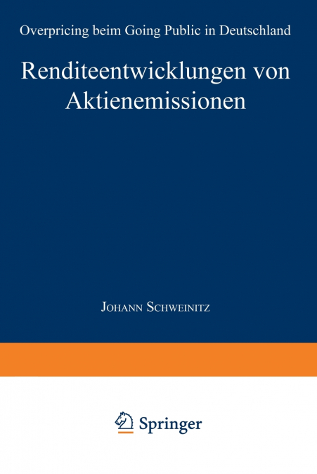Renditeentwicklungen von Aktienemissionen