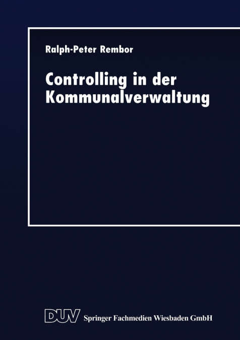Controlling in der Kommunalverwaltung