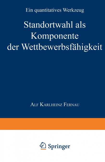 Werkzeuge zur Analyse und Beurteilung der internationalen Wettbewerbsfähigkeit von Regionen