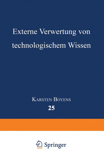 Externe Verwertung von technologischem Wissen