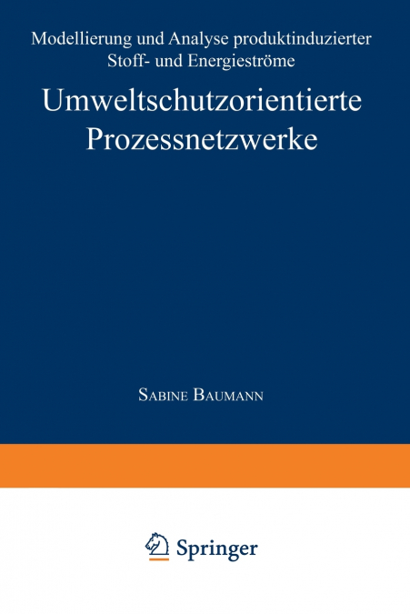 Umweltschutzorientierte Prozessnetzwerke